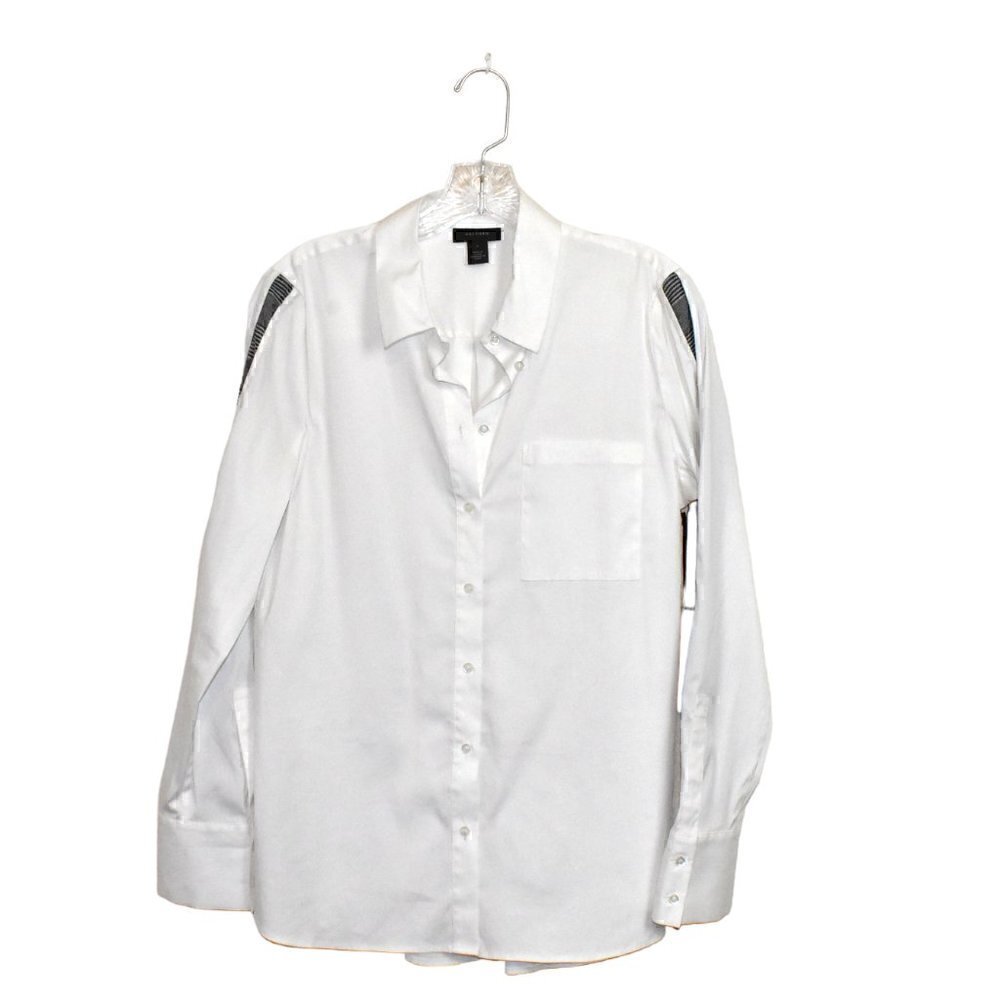 Halogen Long Sleeve Button Down Shirt Blouse Size S